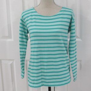 Vineyard Vines Green/Lt Green Long Sleeve Top Sz M